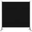 1-Panel Room Divider Black 175x180 cm