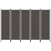 5-Panel Room Divider Anthracite 250x180 cm