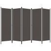5-Panel Room Divider Anthracite 250x180 cm