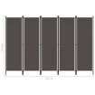 5-Panel Room Divider Anthracite 250x180 cm