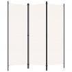 3-Panel Room Divider White 150x180 cm