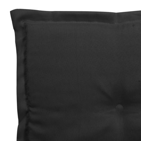 Garden Chair Cushions 2 pcs Black 50x50x3 cm | Crazy Sales