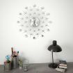 Wall Clock with Quartz Movement Modern Design 50 cm