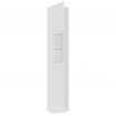 Bathroom Cabinet White 32x25.5x190 cm Chipboard