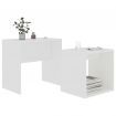 Coffee Table Set White 48x30x45 cm Chipboard