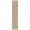 Wall Shelf Sonoma Oak 90x16x78 cm Chipboard