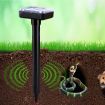 10x Snake Repeller Solar Powered Ultrasonic & Pest Rodent Rat Repellent