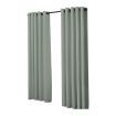 2x Blockout Curtains Panels 3 Layers Eyelet Room Darkening 180x230cm Grey