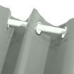 2x Blockout Curtains Panels 3 Layers Eyelet Room Darkening 180x230cm Grey