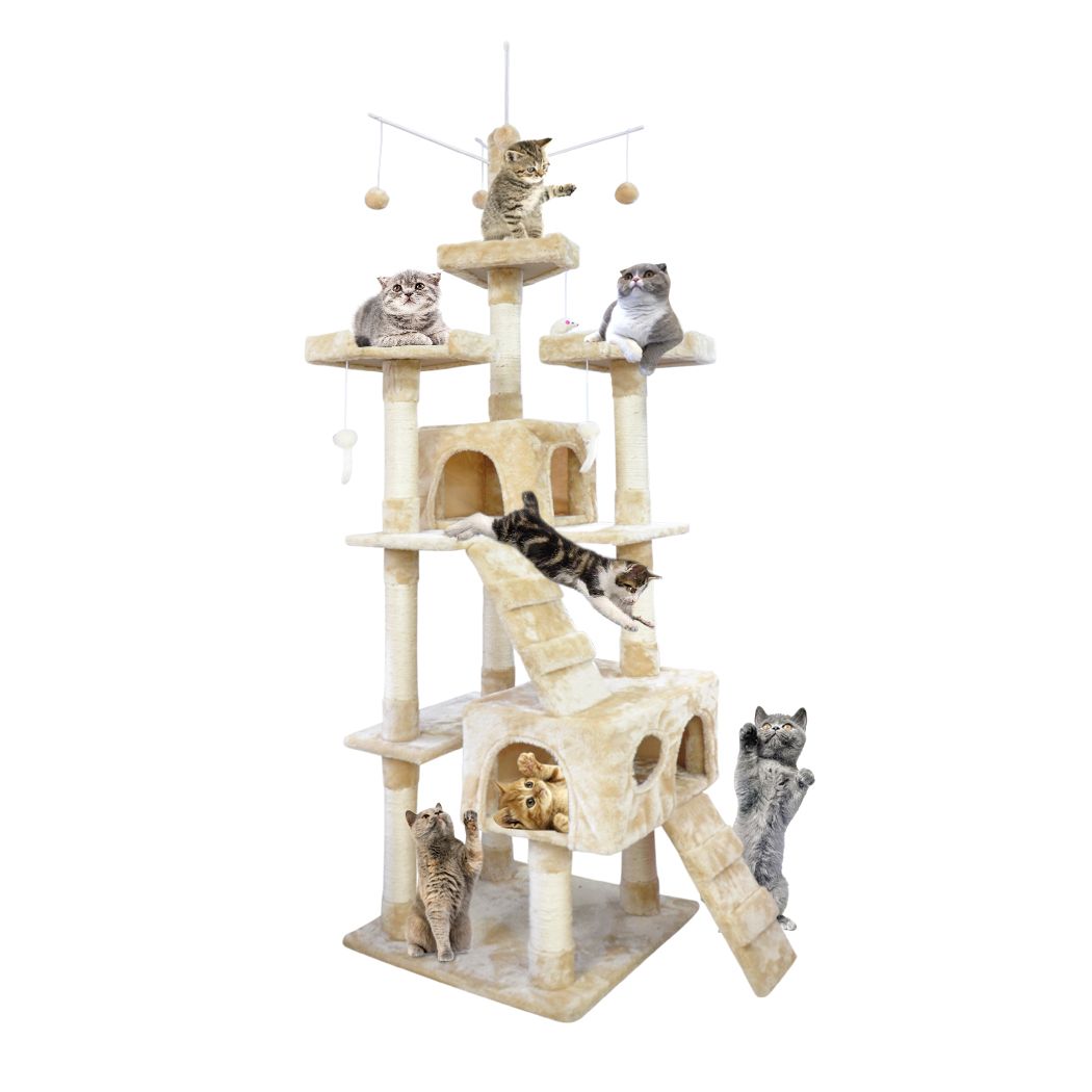 PaWz 2.1M Cat Scratching Post Tree Gym House Condo Furniture Scratcher Tower