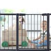 Baby Kids Pet Safety Security Gate Stair Barrier Doors Extension Panels 30cm BK