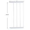 Baby Kids Pet Safety Security Gate Stair Barrier Doors Extension Panels 30cm WH