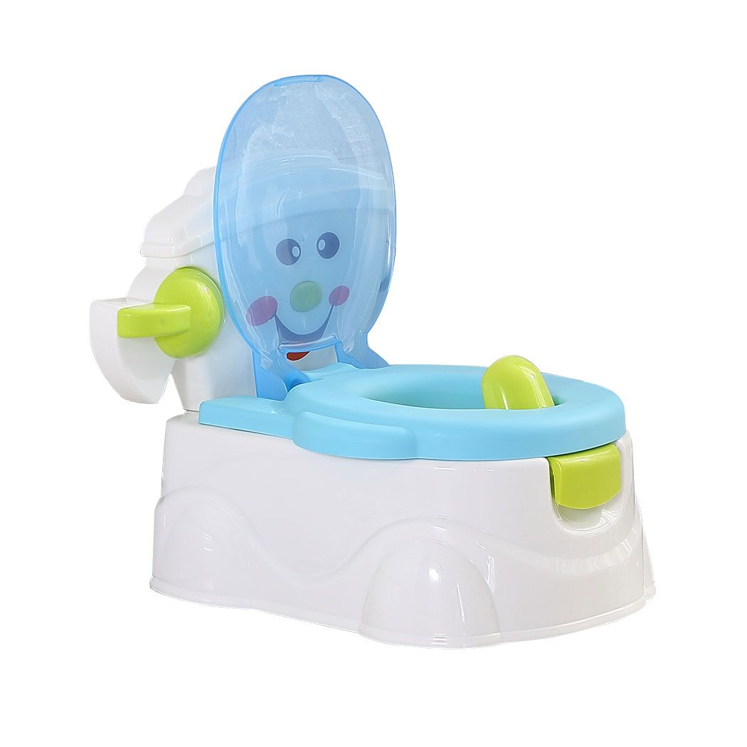 Kids Potty Trainer Seat Safety Blue