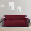 Sofa Cover Couch Lounge Protector Quilted Slipcovers Waterproof Wine 335cm x 218cm