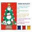 Christmas Bean Bags Toss Games with 3 Bean Bags