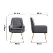 2x Levede Luxury Upholstered Armchair Dining Chair Accent Sofa Padded Fabric