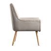 Levede 2x Upholstered Fabric Dining Chair Kitchen Wooden Modern Cafe Chairs