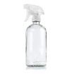 4x 500ml Clear Glass Spray Bottles Trigger Water Sprayer Aromatherapy Dispenser