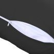 DreamZ Body Full Long Pillow Luxury Slip Cotton Maternity Pregnancy 150cm Black