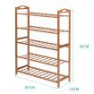 Levede 5 Tiers Bamboo Shoe Rack Storage Organizer Wooden Shelf Stand Shelves