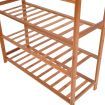 Levede 5 Tiers Bamboo Shoe Rack Storage Organizer Wooden Shelf Stand Shelves