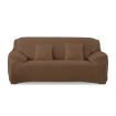 Easy Fit Stretch Couch Sofa Slipcovers Protectors Covers 2 Seater Taupe