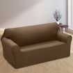 Easy Fit Stretch Couch Sofa Slipcovers Protectors Covers 2 Seater Taupe