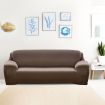 Easy Fit Stretch Couch Sofa Slipcovers Protectors Covers 3 Seater Taupe