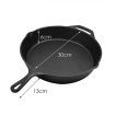 30cm Cast Iron Skillet / Fry Pan 12 Inch Pre Seasoned Oven Safe Cooktop & BBQ