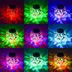 Color Changing Solar Powered Glass Ball Garden Lights, Aukora Solar Table Lights Waterproof Solar Led Night Light for Garden,(Mosaic Glass)