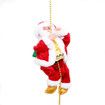 Climbing Santa Claus Christmas Up and Down  Ornament Decoration Gift Battery Operated Toy with Light Music and Sound