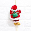 Climbing Santa Claus Christmas Up and Down  Ornament Decoration Gift Battery Operated Toy with Light Music and Sound