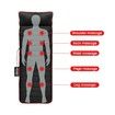 10 Motor Vibrating Massage Mat Full Body Massage Pad with Heat Black