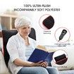 10 Motor Vibrating Massage Mat Full Body Massage Pad with Heat Black