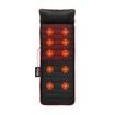 10 Motor Vibrating Massage Mat Full Body Massage Pad with Heat Black