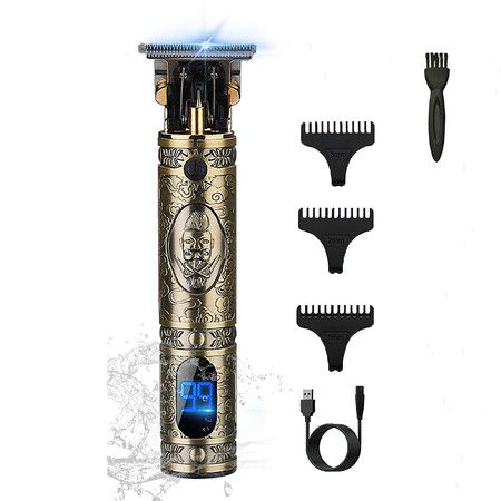 Professional Pro Li Outliner Hair Trimmer, Electric T-Blade Cordless Hair Clipper for Men(Copper)