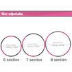 Fitness Exercise Weighted Hoola Hoop, Lose Weight by Fun Way to Workout, Fat Burning Healthy Model Sports Life, Detachable and Size Adjustable