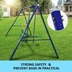 Kid Swing Set Outdoor Playset Playground Equipment Child Backyard Fun with 2 Swing Seats 1 Glider