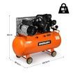 Electric 5HP 120L Belt Drive Air Compressor Inflator 480L/M Portable Tank Pump