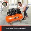 Electric 5HP 120L Belt Drive Air Compressor Inflator 480L/M Portable Tank Pump