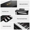 Melodic 88-Keys Digital Piano Full Size Hammer-Action Keys with Keyboard Cover