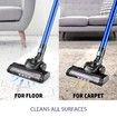 2-in-1 Cordless Vacuum Cleaner Stick Handheld Cleaning 2 Speed HEPA Filter 11kPa Blue 