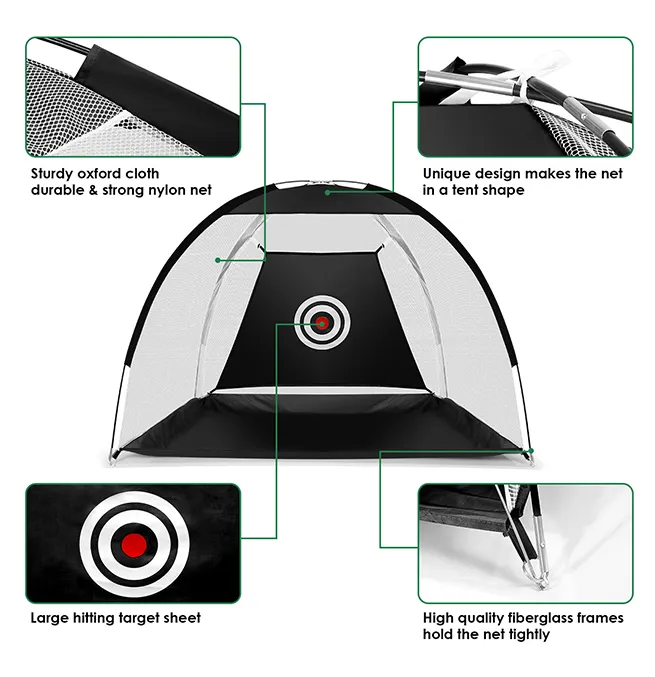 3M Golf Practice Net Hitting Chipping Training Aid Cage for Home ...