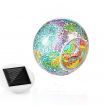 Color Changing Mosaic Solar Light, Multi-colored Waterproof/Weatherproof Crystal Glass Globe Ball Light