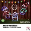 Stockholm Christmas Lights LED Rope Elf See-Saw Outdoor Garden Xmas Decoration 96 x 50CM