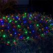 Stockholm Christmas Lights 150 LEDs Solar String Net Multi Color Outdoor Garden 2.5x1.3M