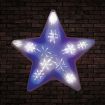 Stockholm Christmas Lights 45 LEDs Star Flasing Blue White Xmas Outdoor Garden Decor 50CM