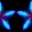 Stockholm Christmas Lights 45 LEDs Star Flashing Fairy Party Outdoor Xmas Decoration 50CM