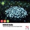 Stockholm Christmas String Lights 1000 LEDs Cool White Flashing Outdoor Garden Xmas 69.9M