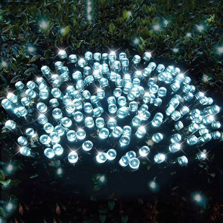 Stockholm Christmas String Lights 1000 LEDs Cool White Flashing Outdoor Garden Xmas 69.9M